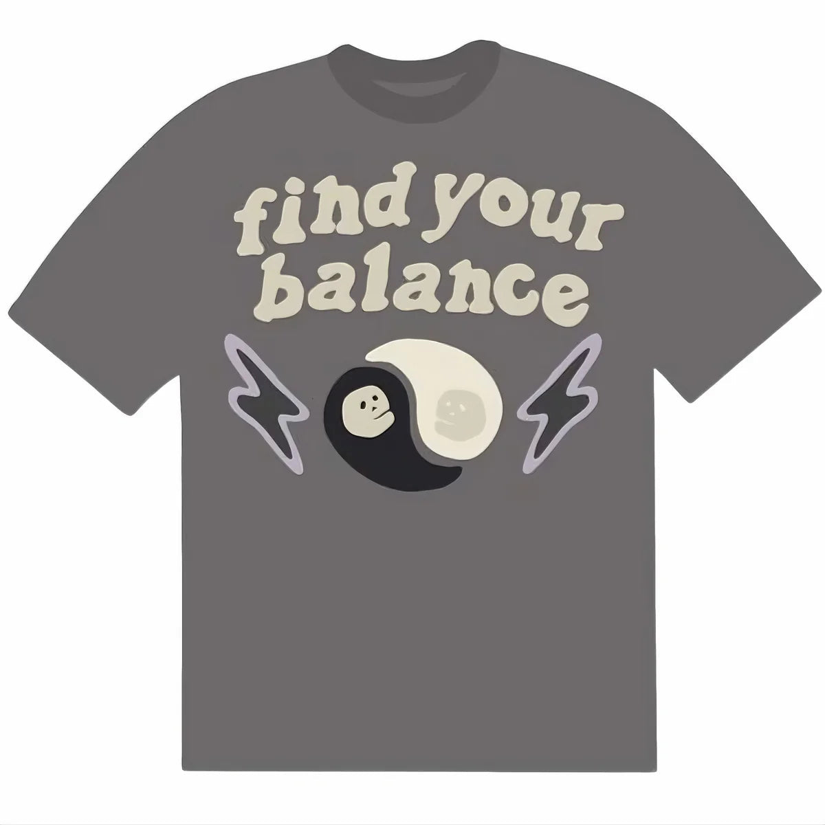 Broken Planet ‘Find Your Balance’ T-Shirt - Ash Grey