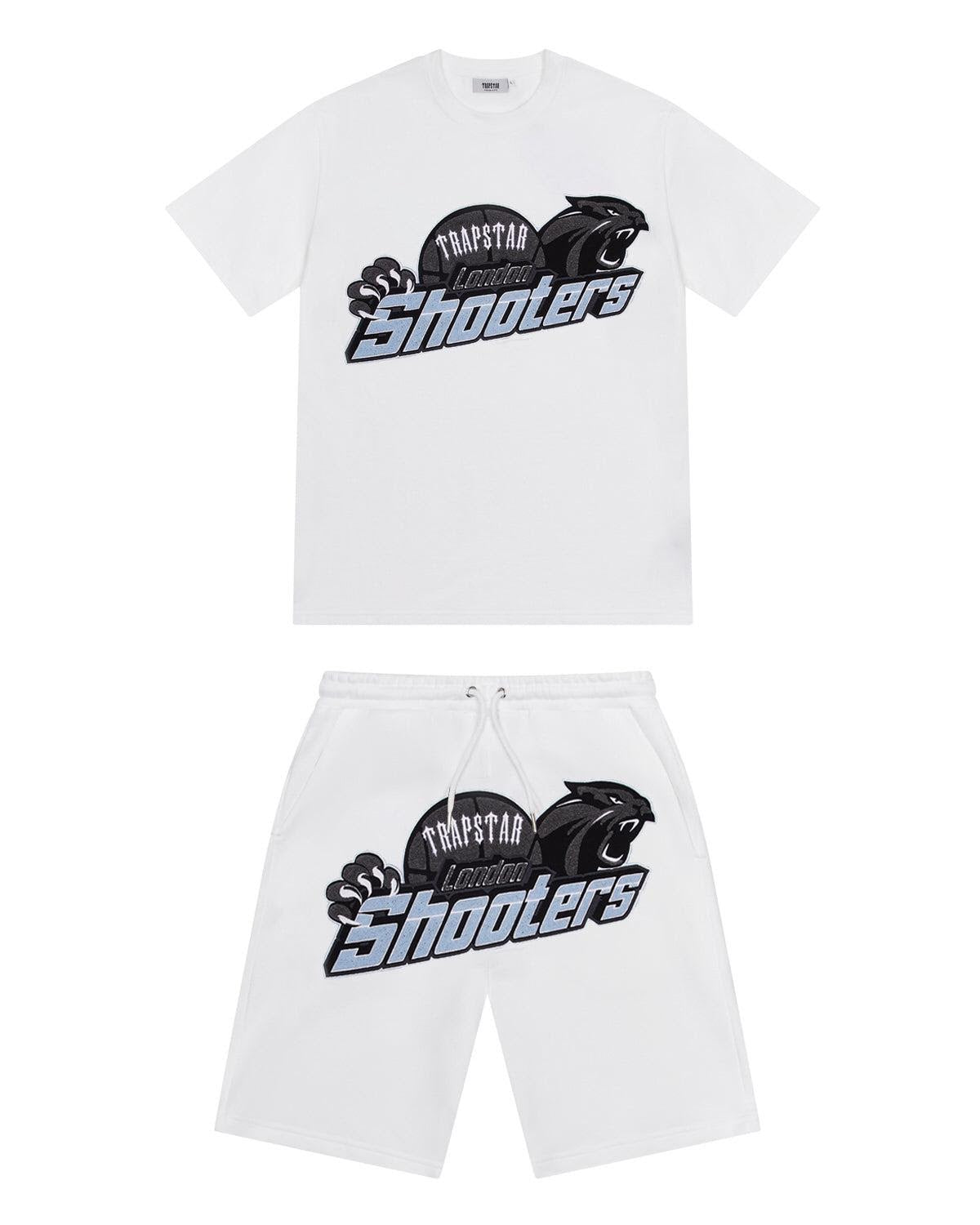 Trapstar Shooters Short Set - White/Blue