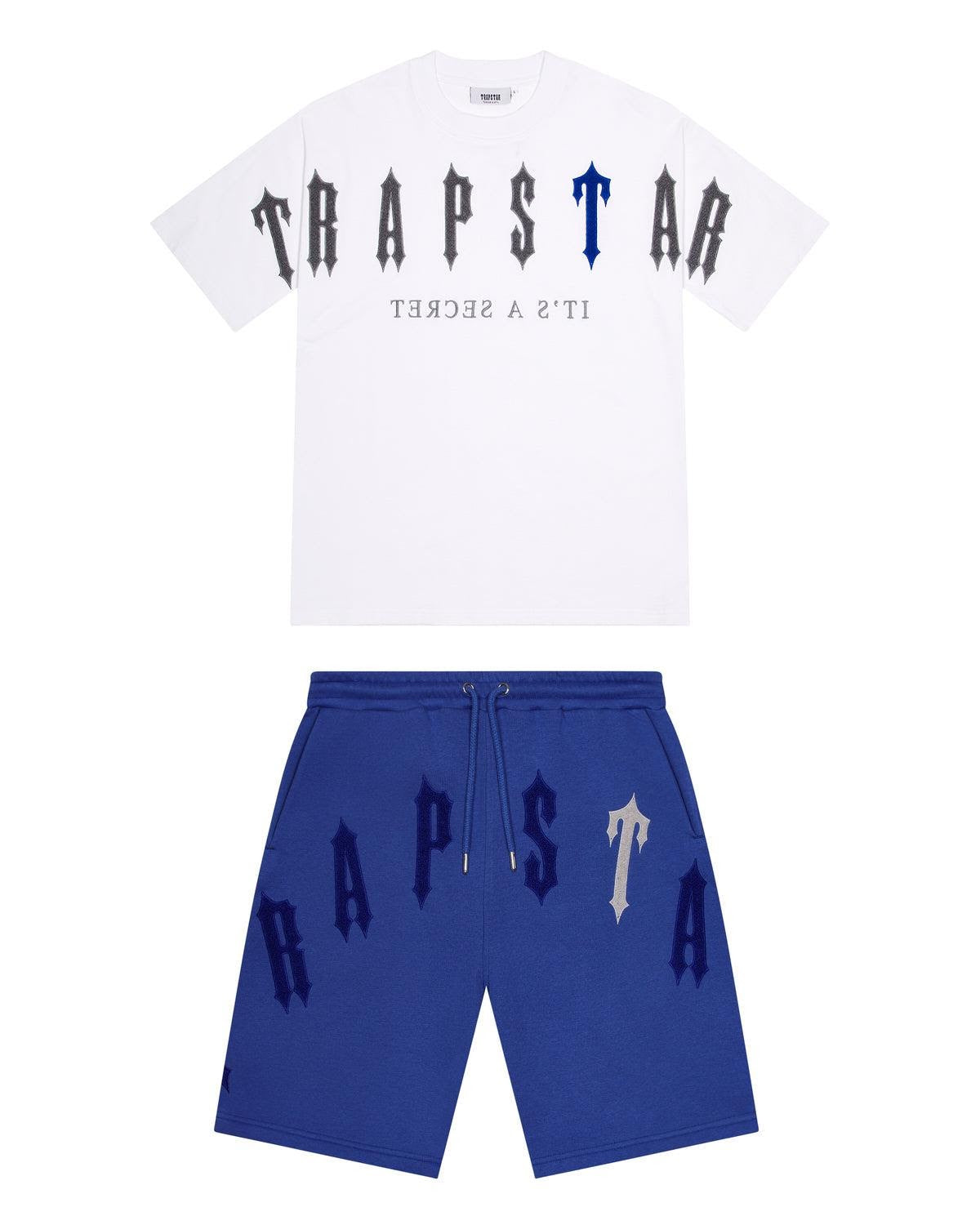 Trapstar Irongate Arch 2.0 Short Set - White/Blue