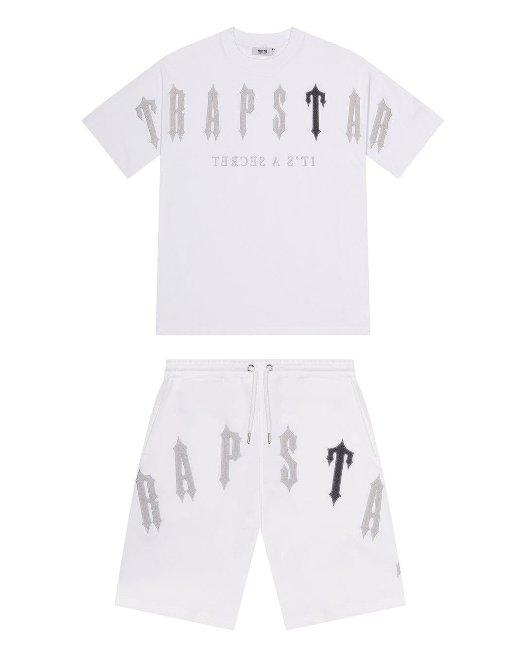 Trapstar Irongate Arch 2.0 Short Set - White/Grey