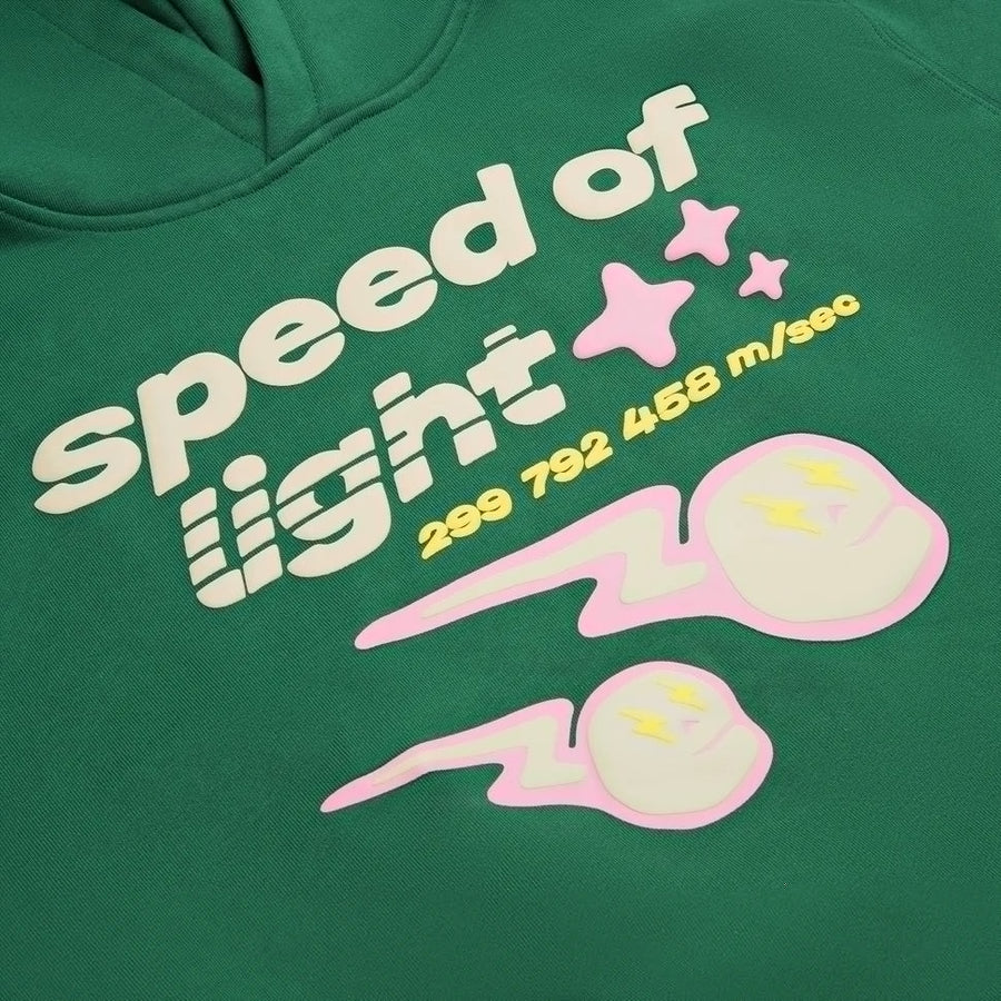 Broken Planet ‘Speed Of Light’ Hoodie - Malachite Green