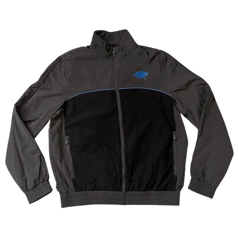 SYNAWORLD ‘SYNA Logo’ Shell Tracksuit - Grey/Black/Cobalt