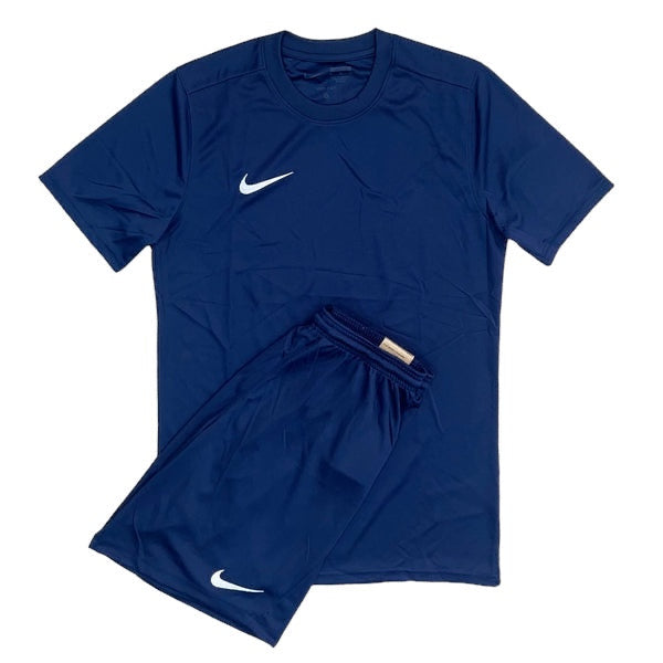 Junior Nike Dri-Fit Short Set - Midnight Navy