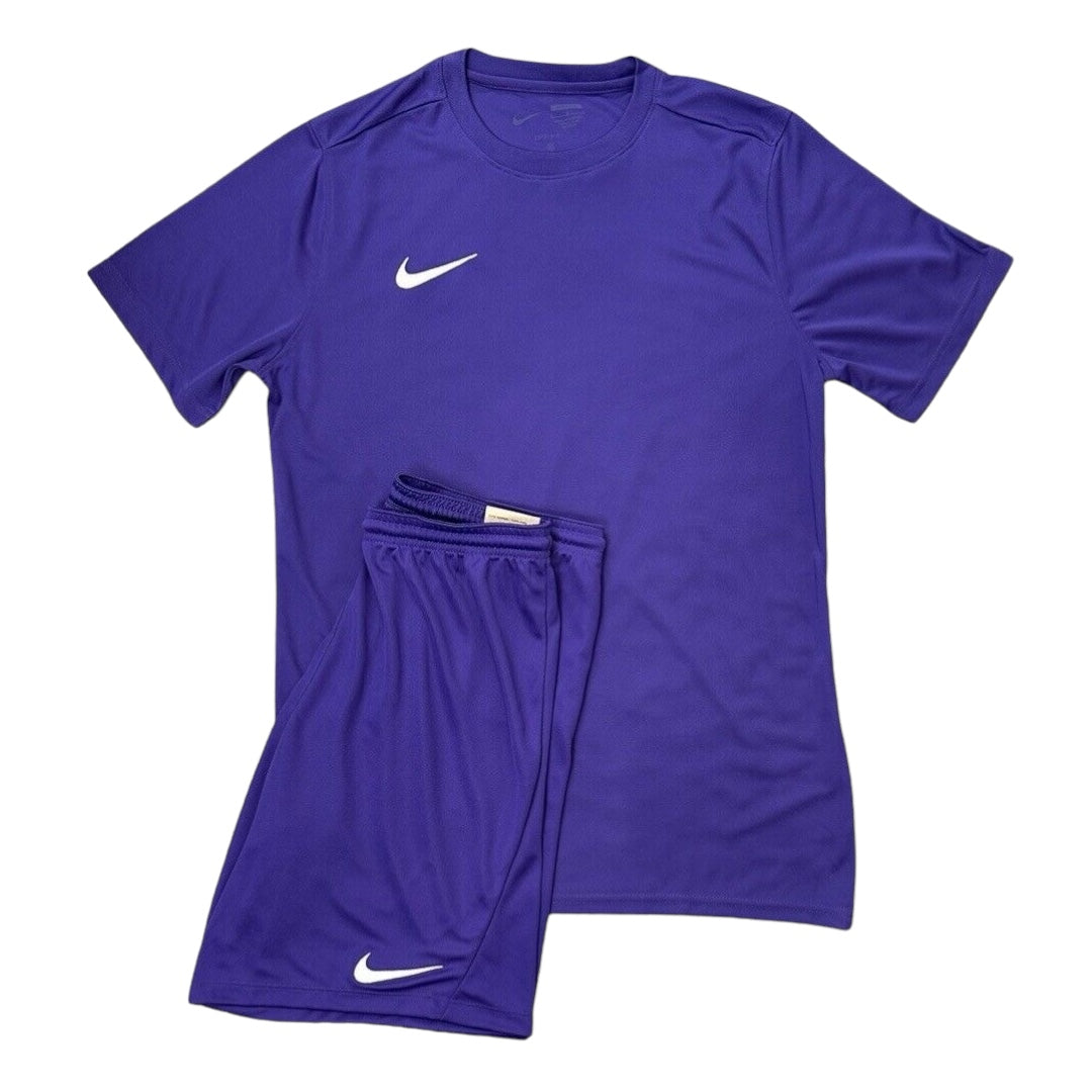 Junior Nike Dri-Fit Short Set - Court Purple