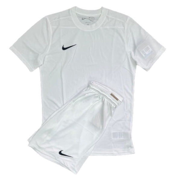 Junior Nike Dri-Fit Short Set - White
