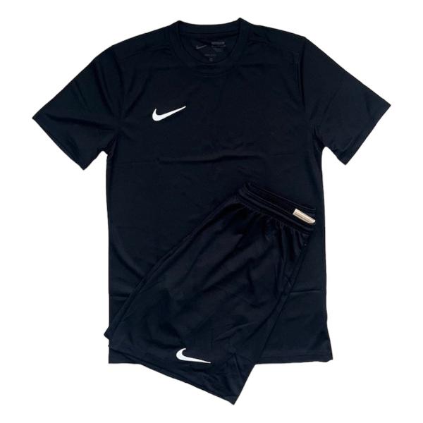 Junior Nike Dri-Fit Short Set - Black