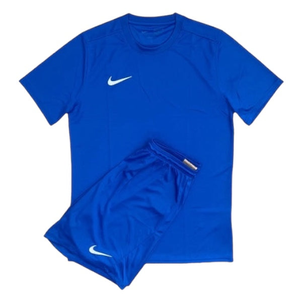 Junior Nike Dri-Fit Short Set -Royal Blue