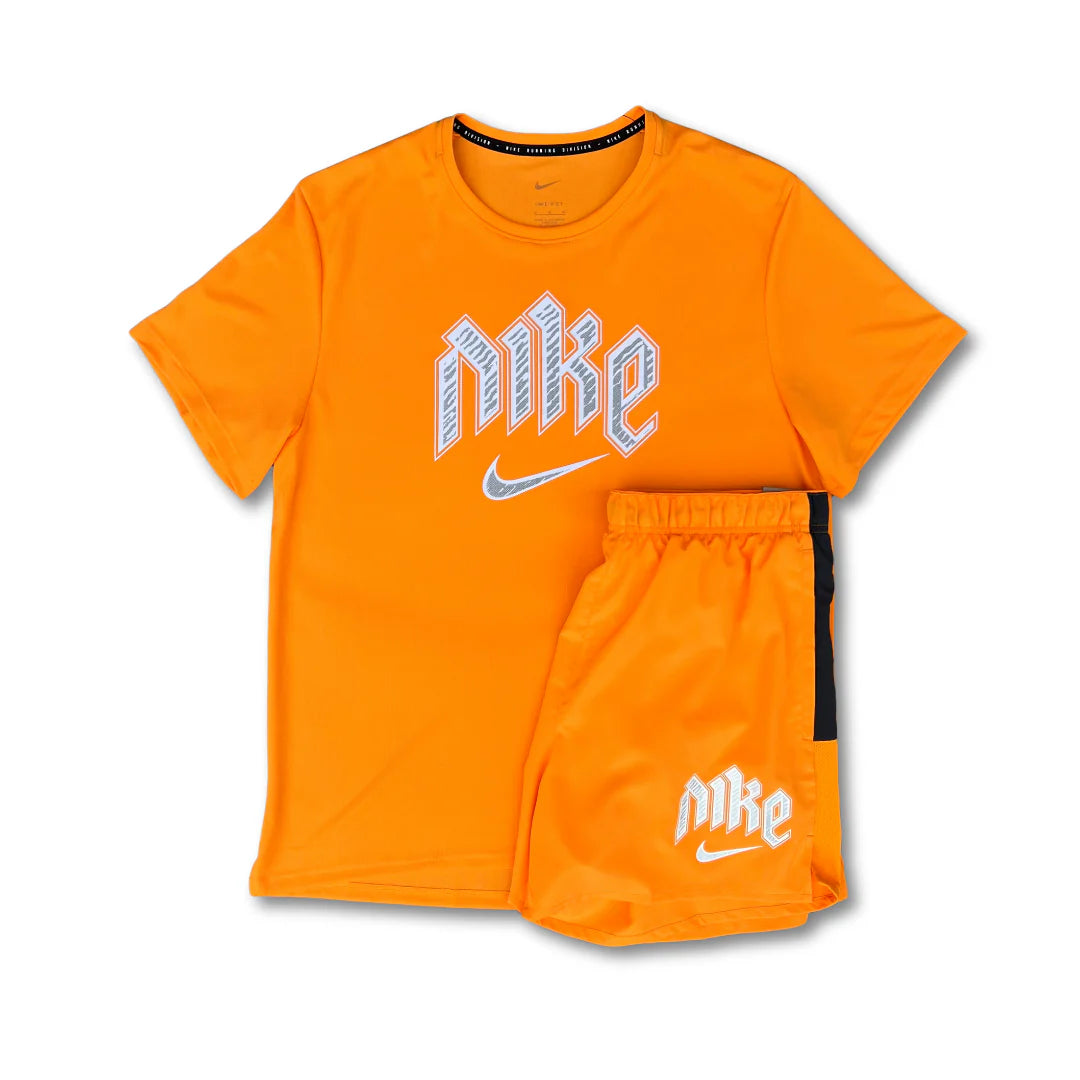 Nike Run Division Set 5” Challenger Shorts - Orange
