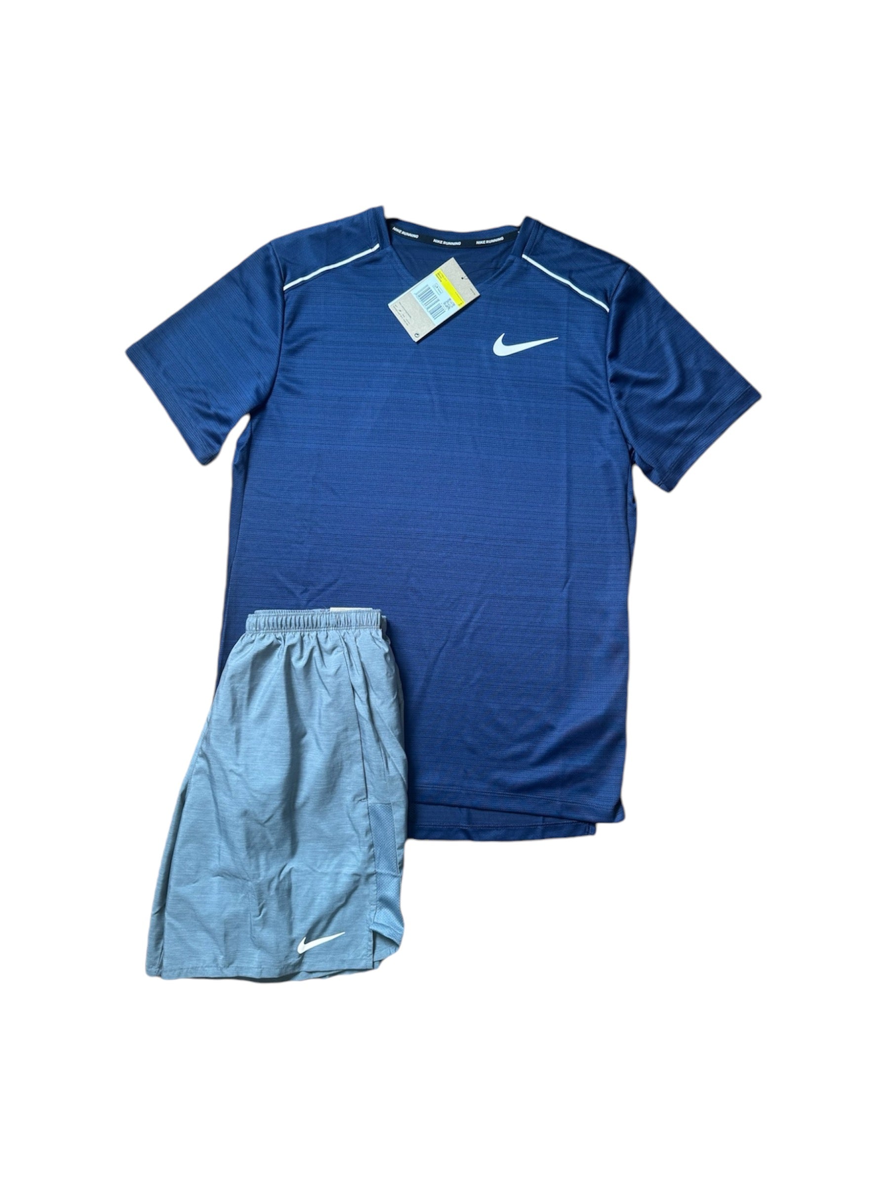 Nike Miler 1.0 Midnight Navy & Grey 7”  Challenger Shorts