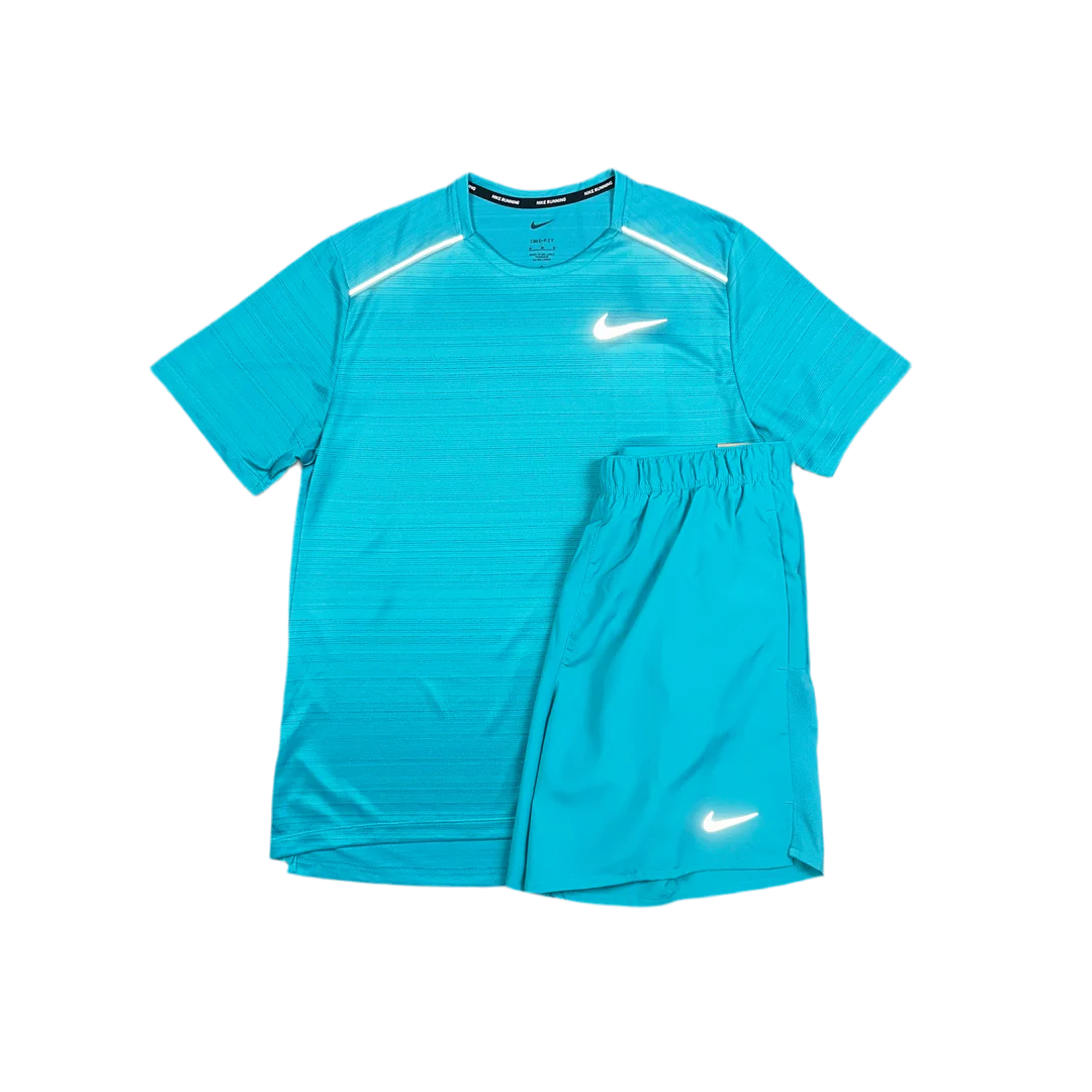 Nike Miler 1.0 & Challenger short Set - Dusty Cactus