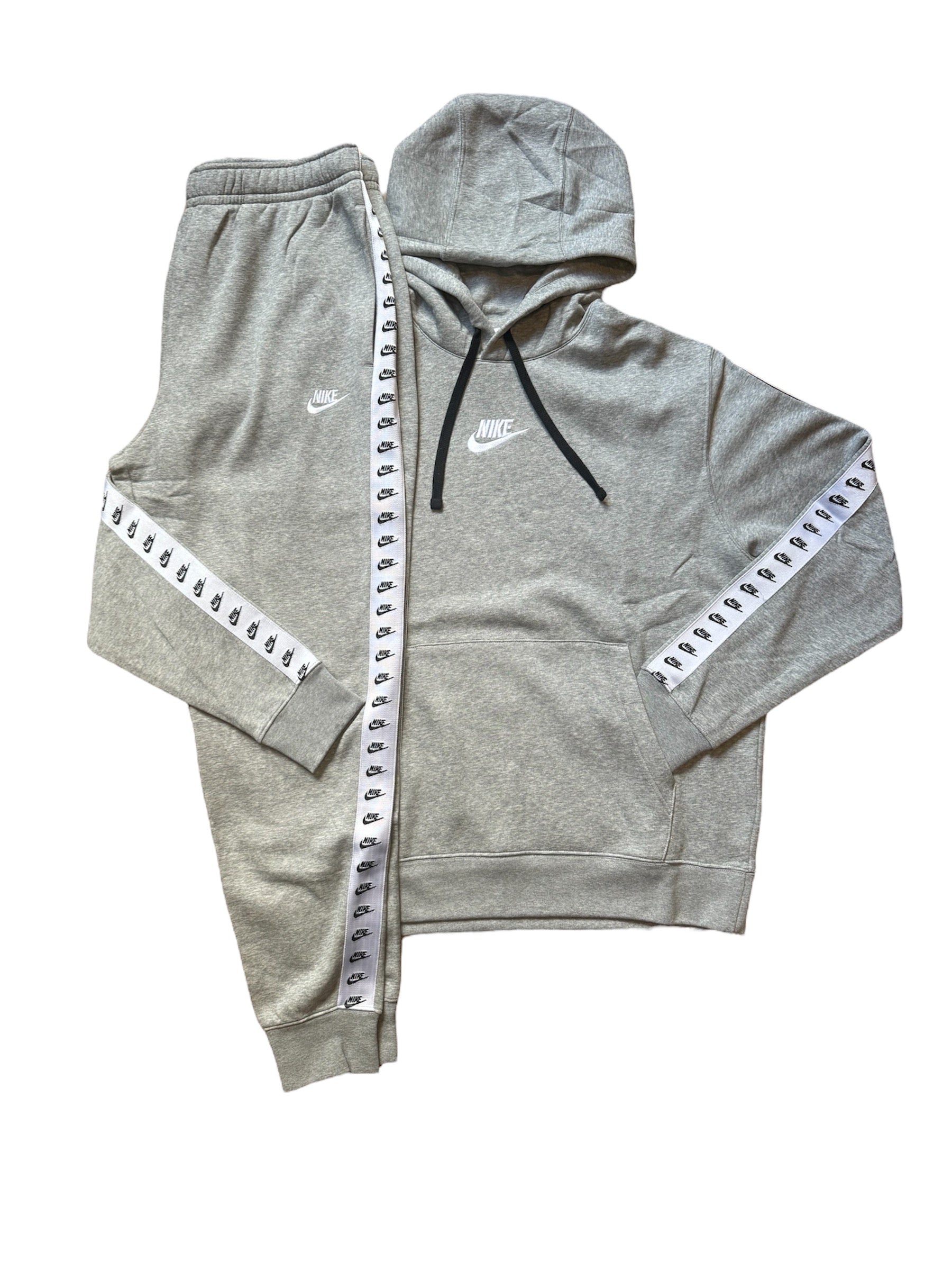Nike Repeat Hooded Tracksuit - Grey