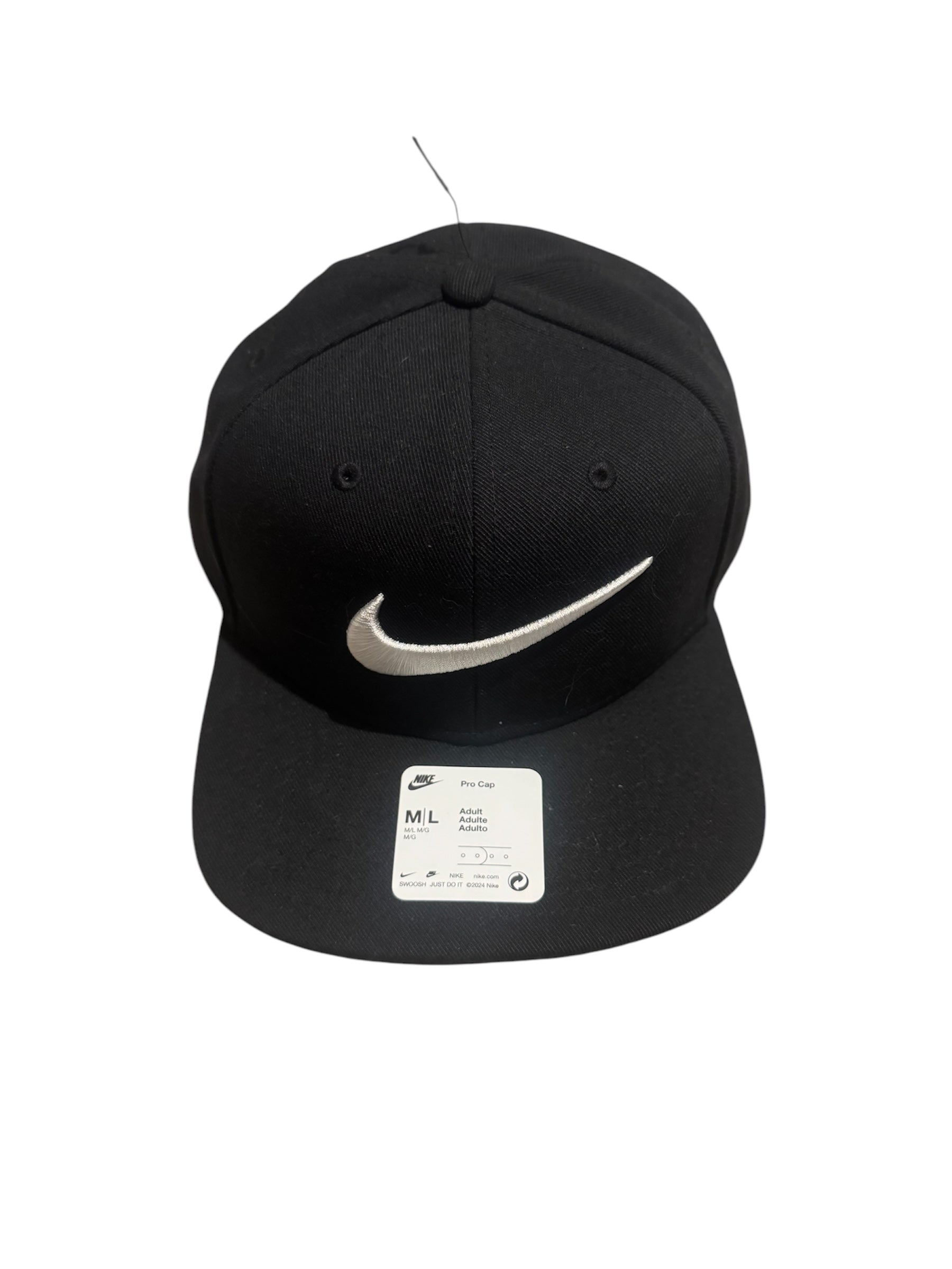 Nike Large Swoosh Logo SnapBack - Black